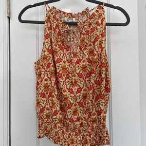 Rose+Olive Rayon Top Size S